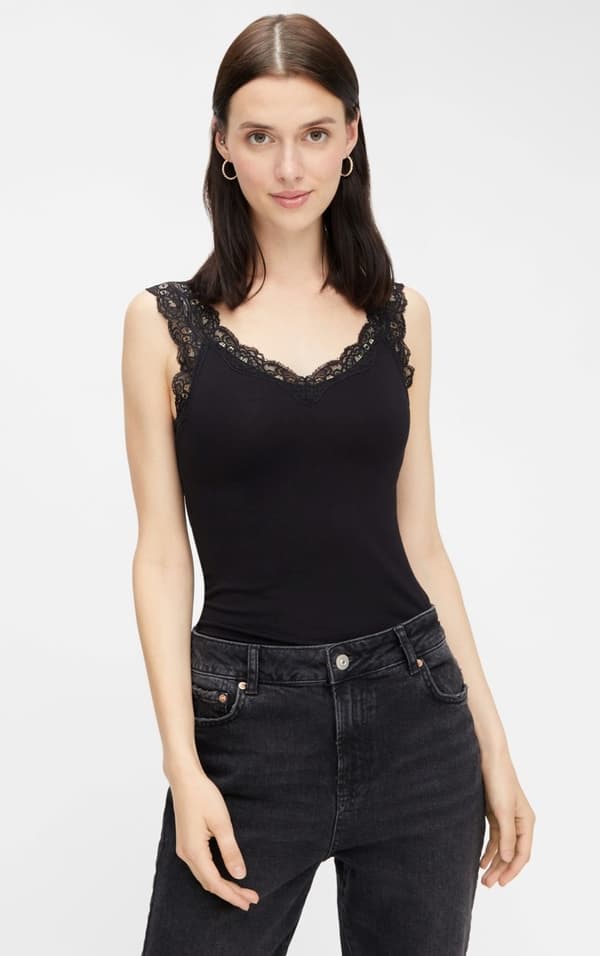 Pieces - pcBarbera Lace Top