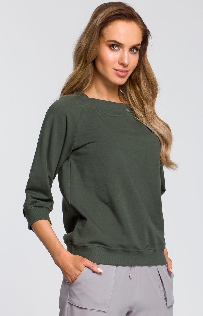 M412 blus, khaki, 2XL / 3XL