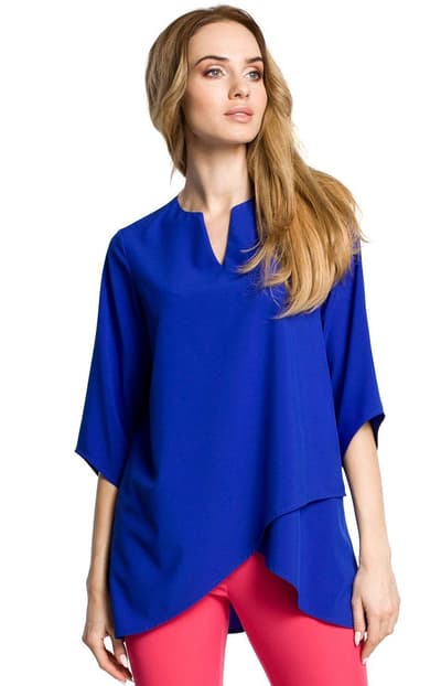 Bluse M359, Cornflower, S