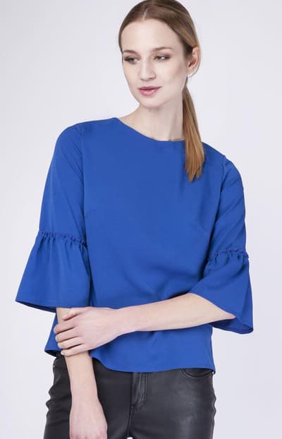 Bluse Blouse128, Indigo, 40