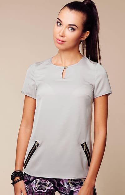 ABK0027 BLOOSE, GRAY, L