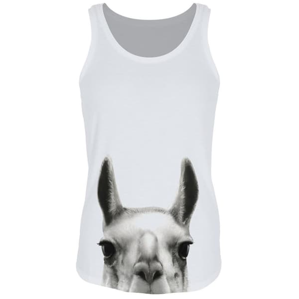 Inquisitive Creatures Kvinnor/Damer Llama Vest Top