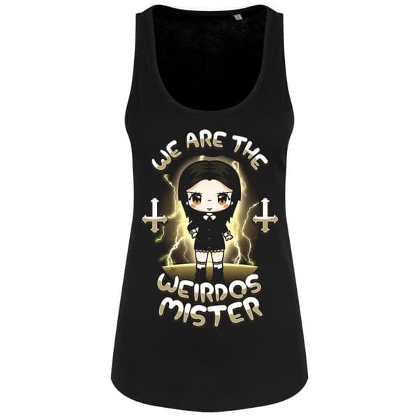 Mio Moon Dame/Damer Vi er de skøre Mister Chibi Vest Top Black XXL
