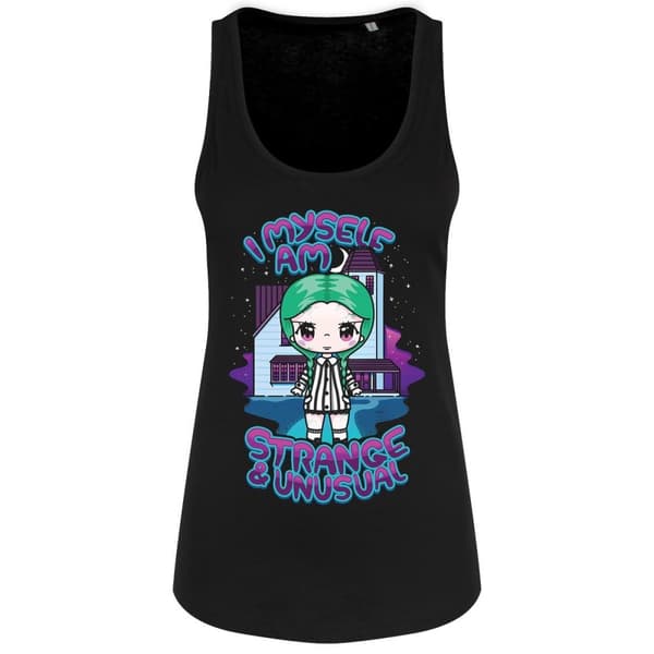 Mio Moon Dame/Damer I Myself Am Strange & Unusual Vest Top