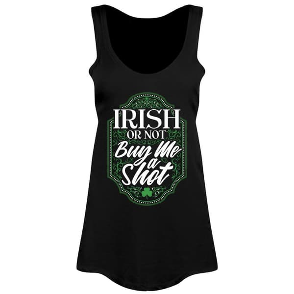 Grindstore Dame/kvinde Irsk eller ej Buy Me A Shot St Patricks Day Vest Top