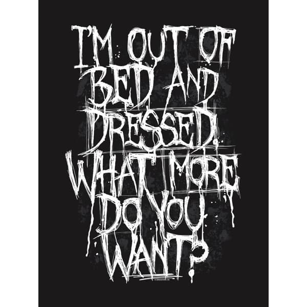 Grindstore Kvinnor/Damer Im Out Of Bed & Dressed Vest Top