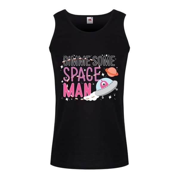 Grindstore Mens Gimme Some Space Man Vest Top