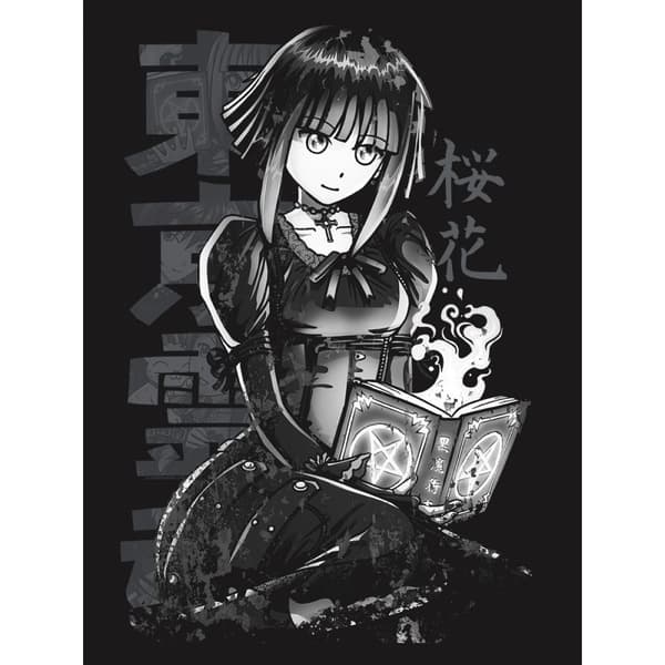 Tokyo Spirit Dame/Damer Oka Monokrom Vest Top