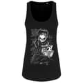 Miniatyrbillede 1 af 3: Tokyo Spirit Dame/Damer Oka Monokrom Vest Top