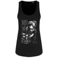 Miniatyrbillede 1 af 3: Tokyo Spirit Dame/Damer Gosu Monokrom Vest Top