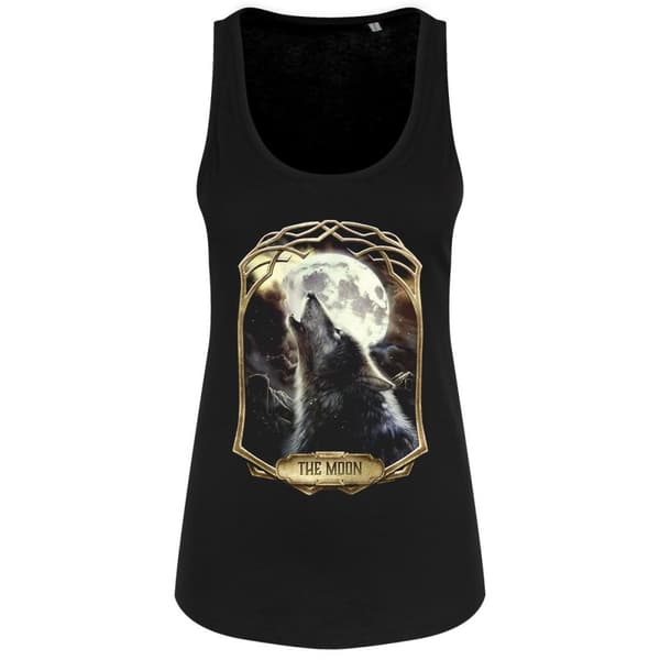 Deadly Tarot Kvinnor/Damer Obsidian The Moon Tank Top
