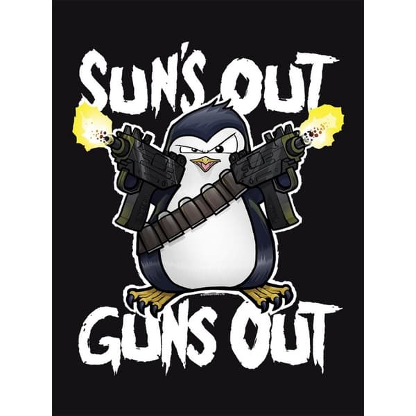 Psycho Penguin Mens Suns Out Guns Out Vest Top
