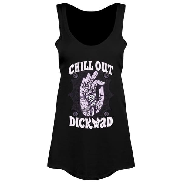 Grindstore Womens/Ladies Chill Out Dickwad Vest Top