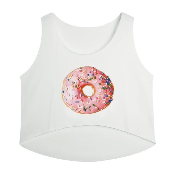 Donuts Munkar Crop Topp