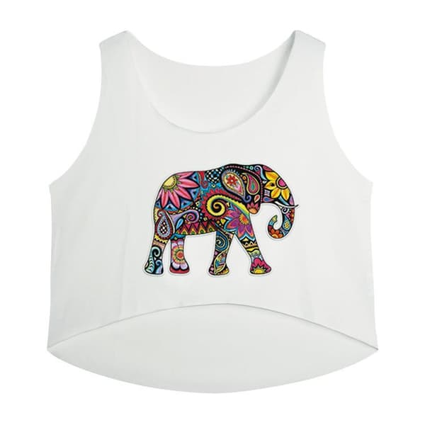 Sunny Spirit Crop Topp Vit XL