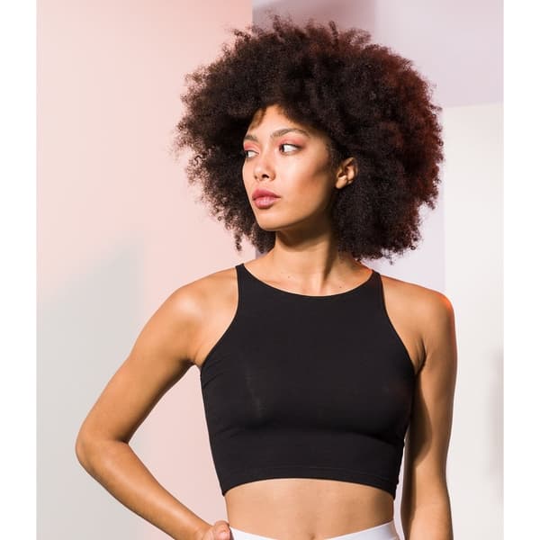 SF Womens/Ladies Cropped Crop Top