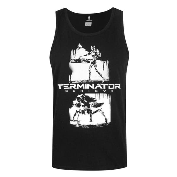 Terminator Mens Genisys Graffiti Vest Black M
