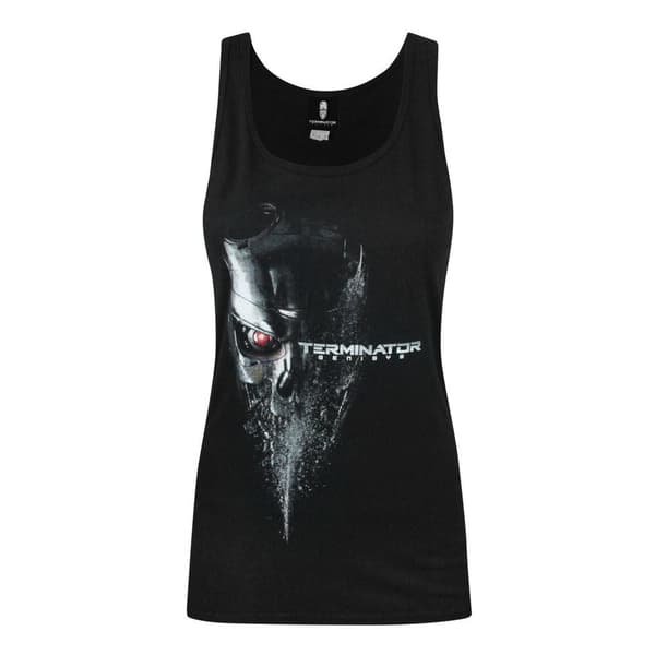 Terminator Kvinnor/Damer Genisys logotyp ärmlös väst