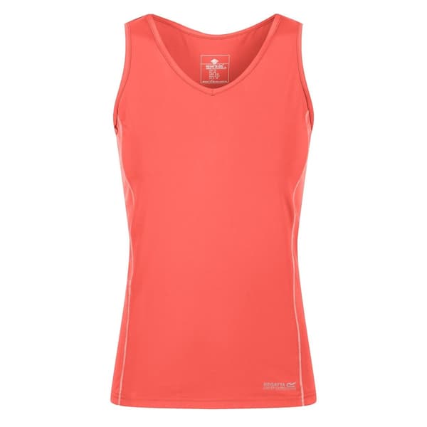Regatta Womens/Ladies Varey Active Vest Neon Peach 18 UK