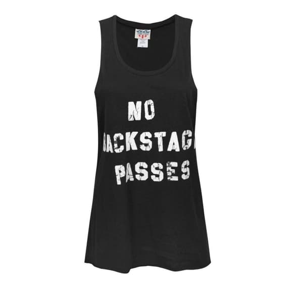 Junk Food Womens/Ladies No Backstage Passes Vest