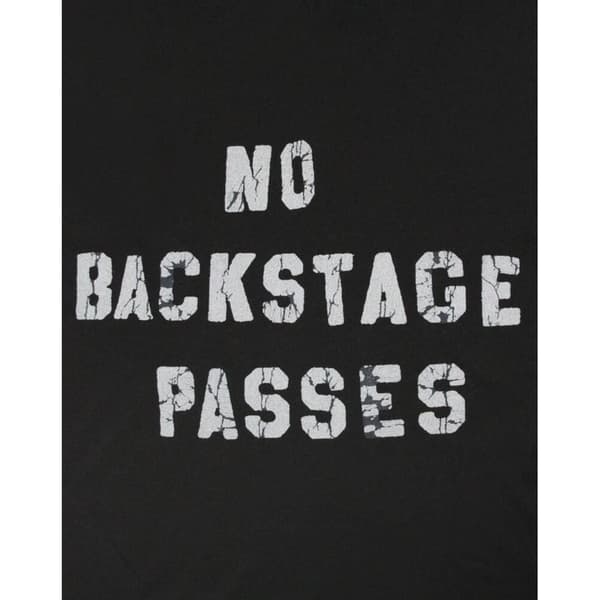 Junk Food Womens/Ladies No Backstage Passes Vest