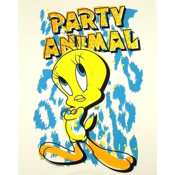 Looney Tunes Kvinnor/Damer Party Animal Tweety Pie-tunika