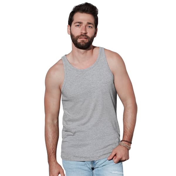 Stedman Mens Classic Heathered Fitted Tank Top