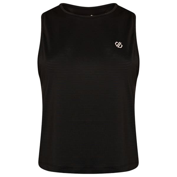 Dare 2B Womens/Ladies Meditate Cropped Vest Black 12 UK