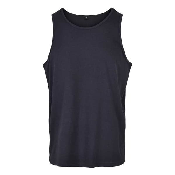 Build Your Brand Mens Basic Tank Top Navy L