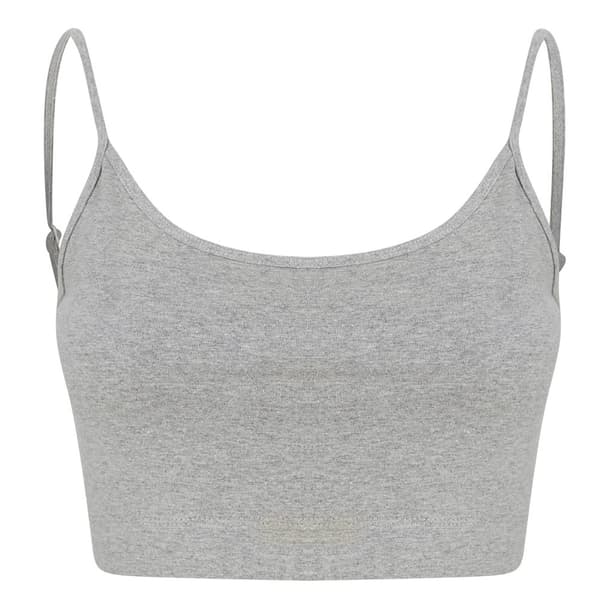 Skinni Fit Kvinder/damer mode bæredygtig bæredygtig justerbar rem Crop Top