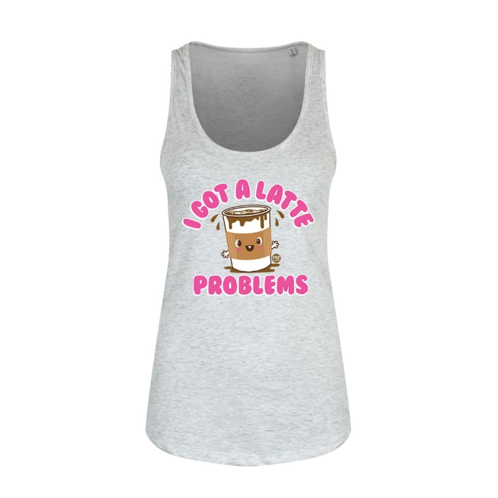 Pop Factory Kvinnor/Damer I Got A Latte Problems Tank Top