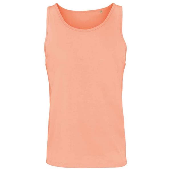 SOLS Unisex Adult Crusader Organic Cotton Tank Top Peach S