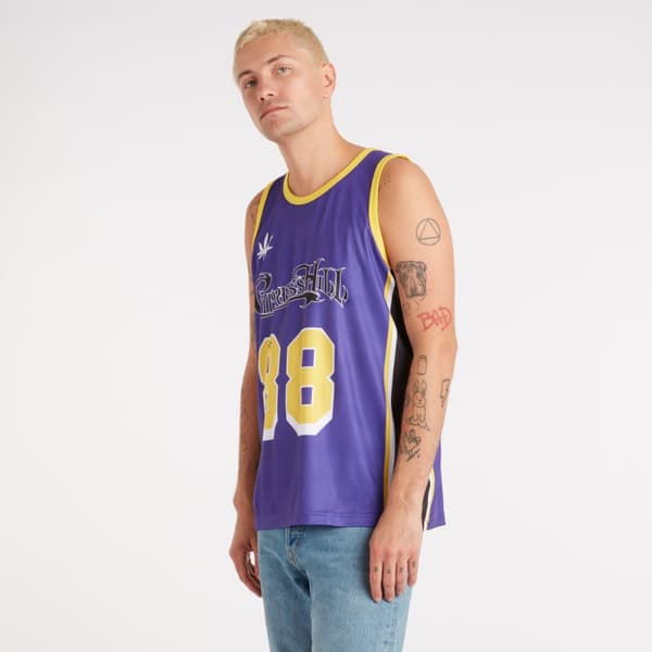 Amplified Mens Greenthumb Cypress Hill Basketball Jersey