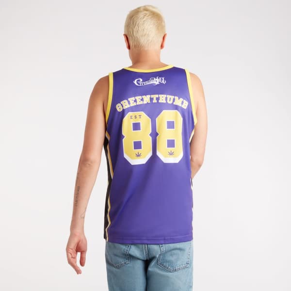 Amplified Mens Greenthumb Cypress Hill Basketball Jersey