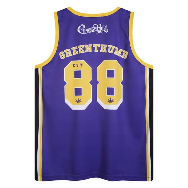 Amplified Mens Greenthumb Cypress Hill Basketball Jersey