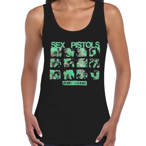 Sex Pistols Womens/Ladies Pretty Vacant Cotton Tank Top