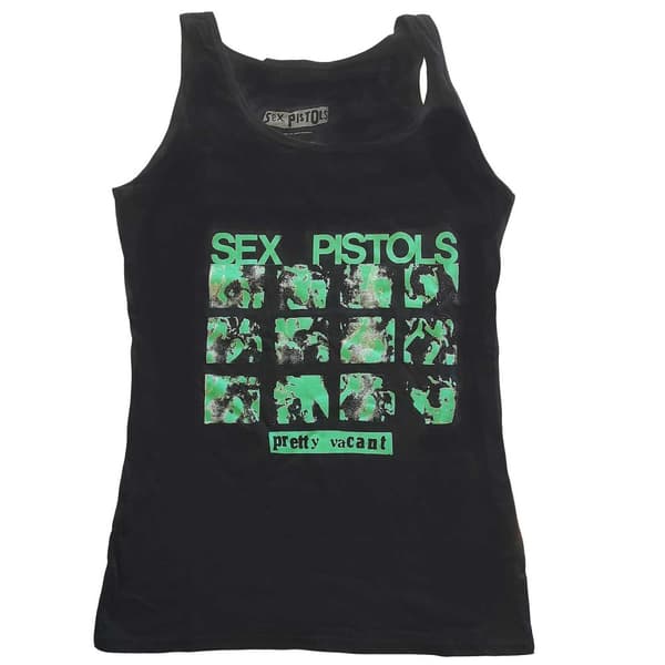 Sex Pistols Womens/Ladies Pretty Vacant Cotton Tank Top