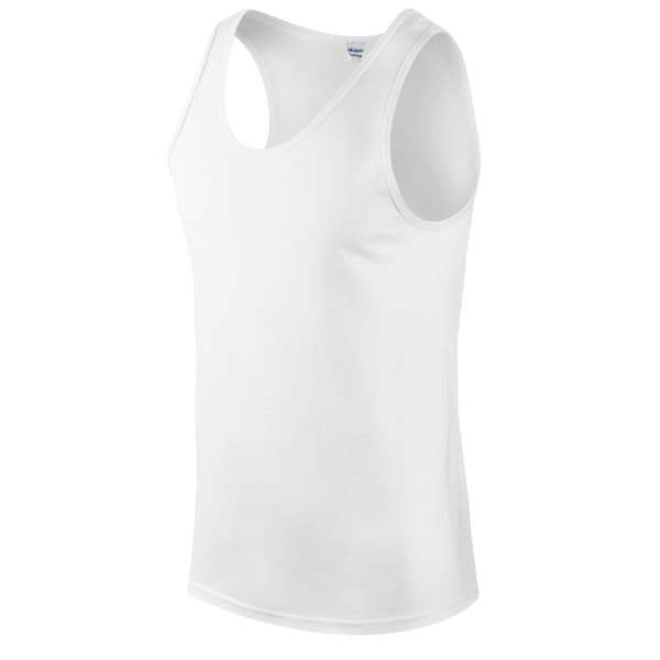 Gildan Mens Plain Soft Tank Top