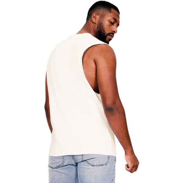 Casual Classics Mens Core Ringspun Cotton Raw Edge Tall Tank Top