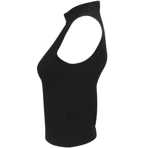 SF Womens/Ladies High-Neck Tank Top