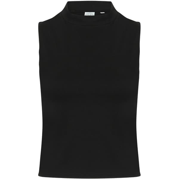 SF Womens/Ladies High-Neck Tank Top