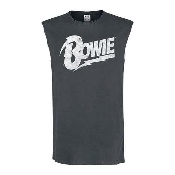 Amplified Mens David Bowie Logo Tank Top