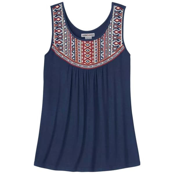 Atlas for Women Geometrisk västtopp för damer/kvinnor Navy 8 UK - 10 UK
