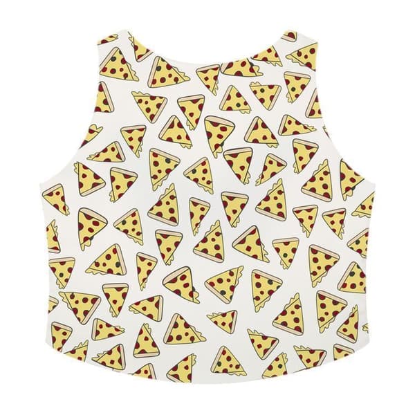 Allt jag bryr om är Pizza Crop Topp