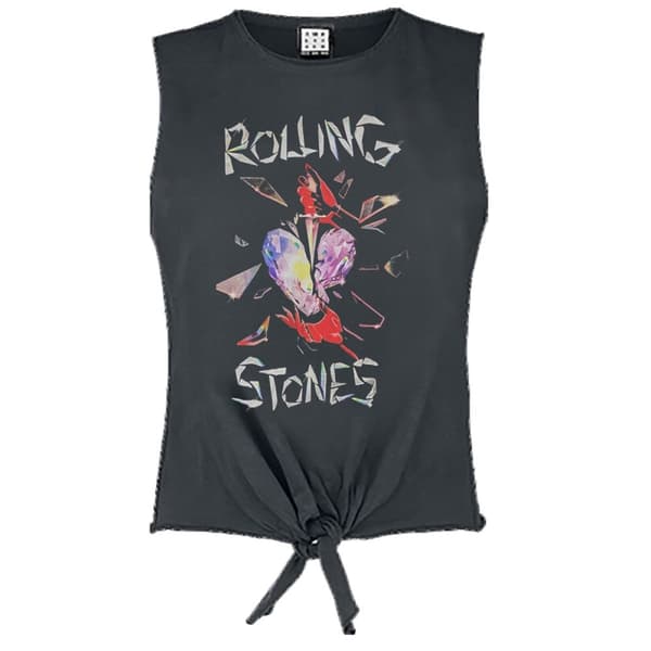 Amplified Womens/Ladies Hackney Diamonds The Rolling Stones Crop Top