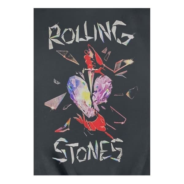 Amplified Dam/Hackney Diamonds The Rolling Stones Crop Top