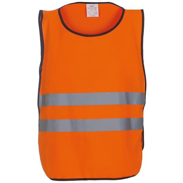 Yoko Unisex Adult Reflective Hi-Vis Tabard Orange S-M
