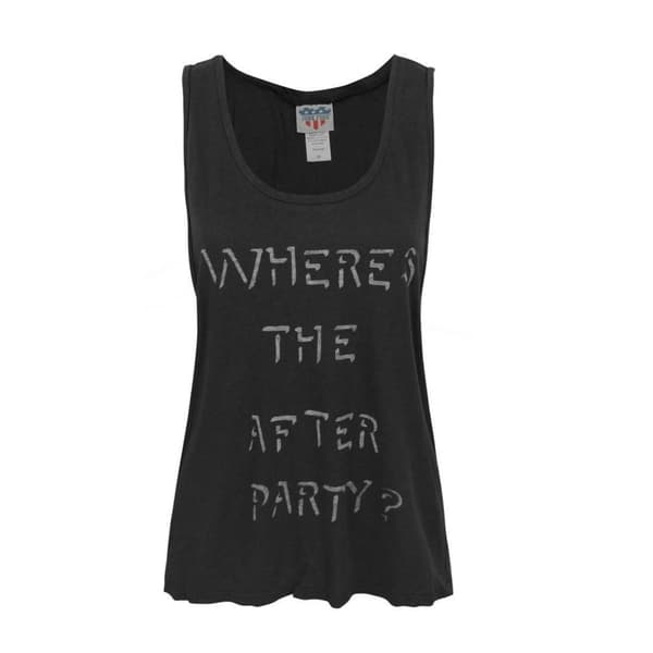 Junk Food Womens/Ladies Where´s The After Party Tank Top Black S