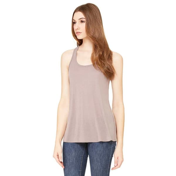 Bella + Canvas Womens/Ladies Racerback Flowy Tank Top