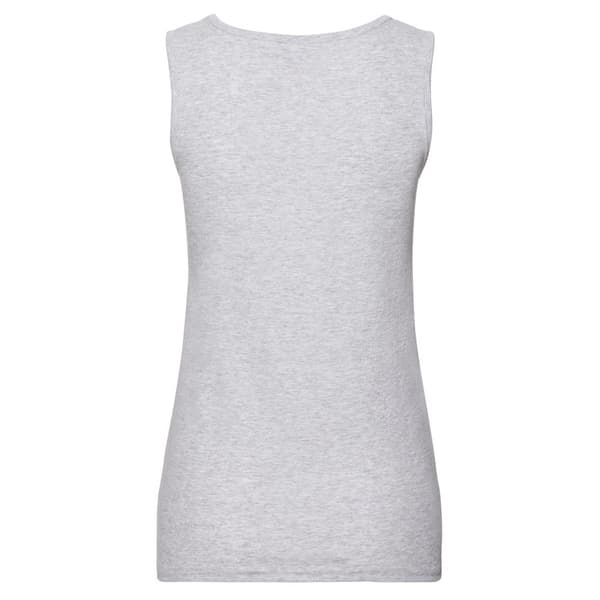 Fruit of the Loom Dam/dam Valueweight Heather Lady Fit Vest Top